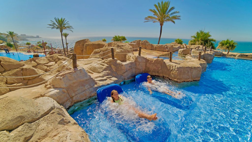 10 Incredible Water Accommodations to Dive Into This Summer Water Accommodations Benalmadena Costa Resort Heated Pool Beach Club 1024x576