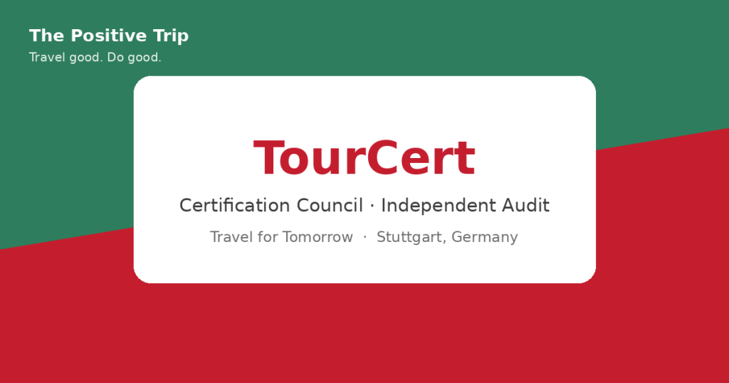 Certificación TourCert - sello de turismo sostenible